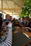 Lunch in downtown Ljubljana with the group (Spring 2011)