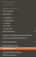 Network Manager Disable Wireless