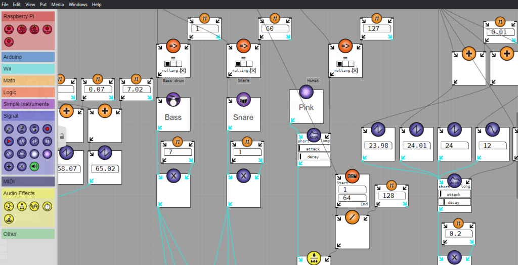 Pd-L2Ork with K-12 Objects and Sidebar in Edit Mode